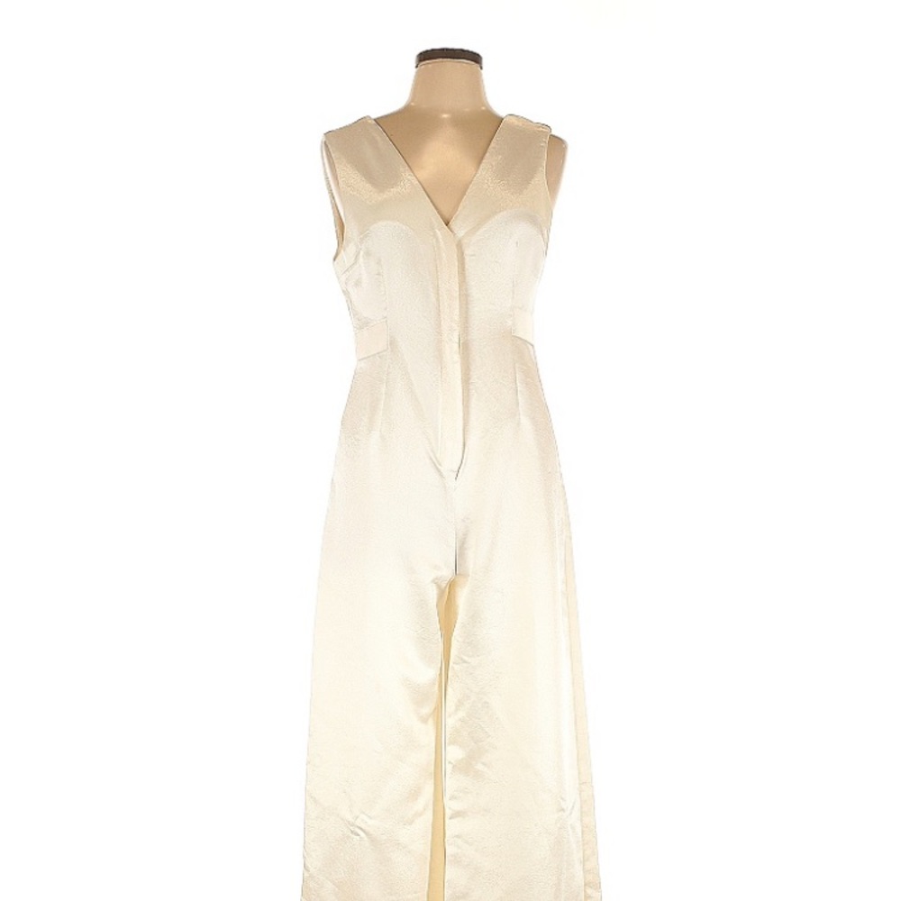 Topshop white jumpsuit